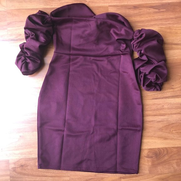 Boohoo Night Women's Elsie Off the Shoulder - Picture 2 of 4